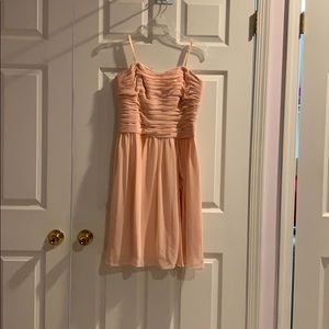 blush pink cocktail dress